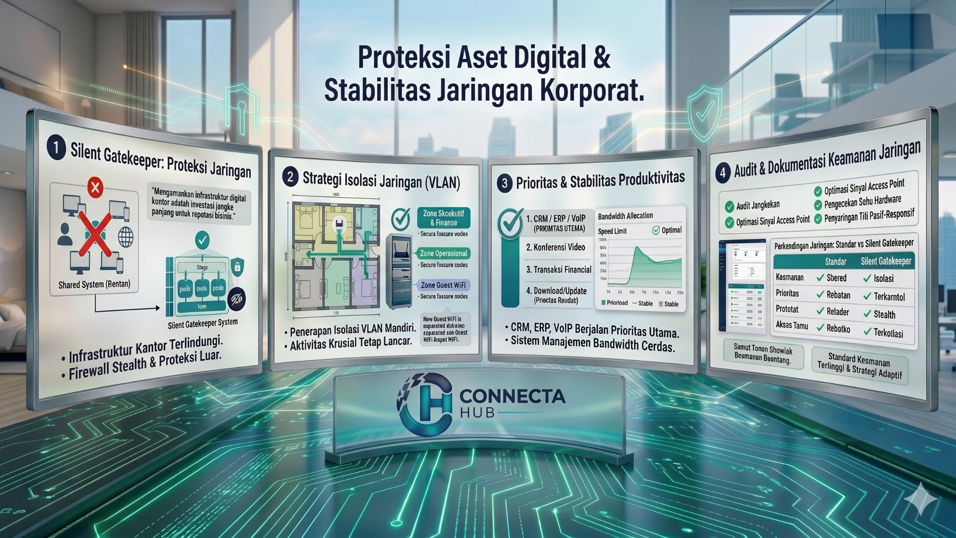 Setting WiFi dan Jaringan untuk Kantor di Bandung